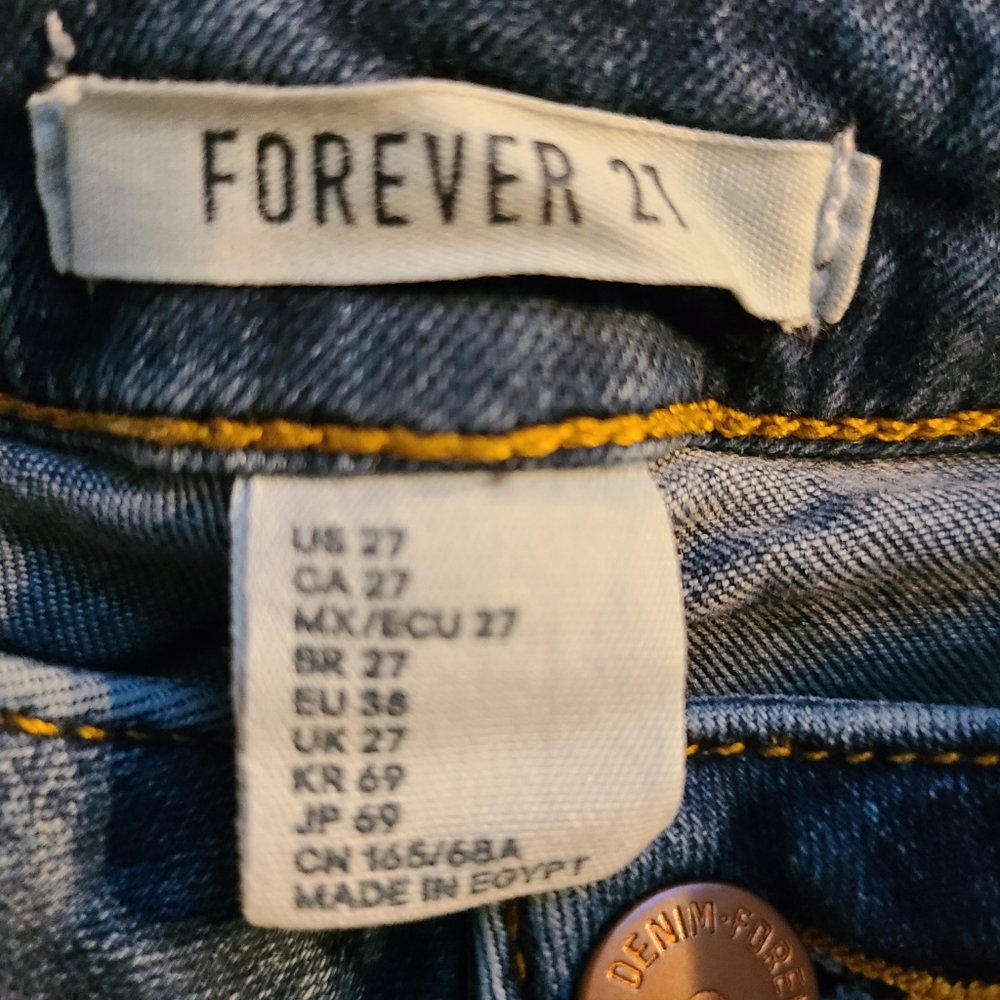 Forever 21 Blue Jeans Medium - Picture 15 of 16